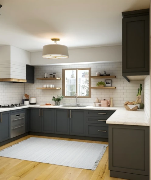 Custom modular kitchen